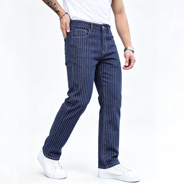 Strathmore Pinstripe Denim Jeans