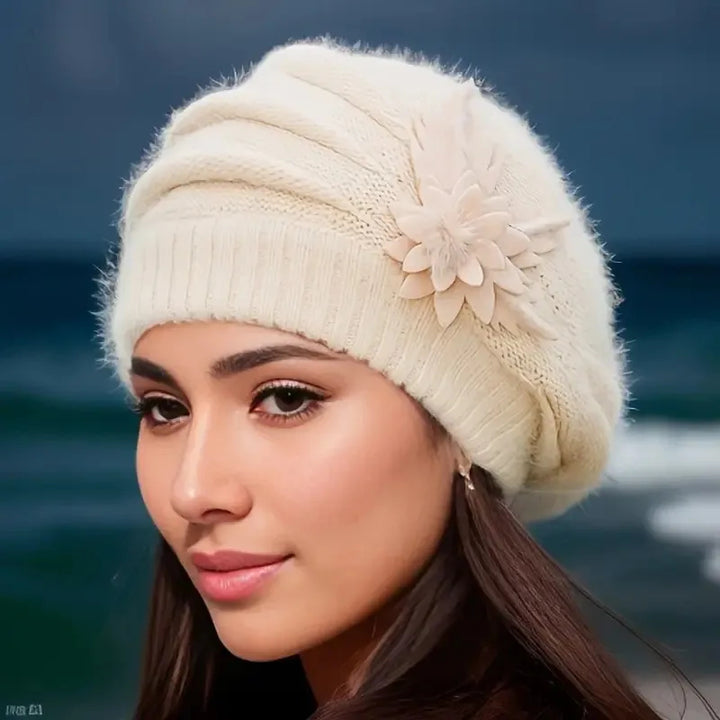 Amélie Blossom Knit Beret