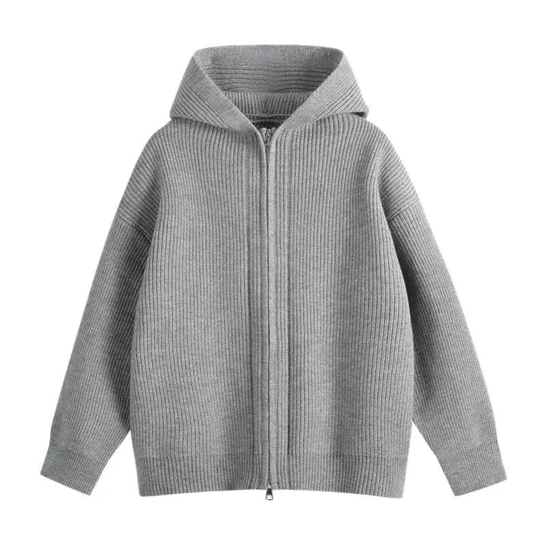 Northmere Ribbed Hood Cardigan