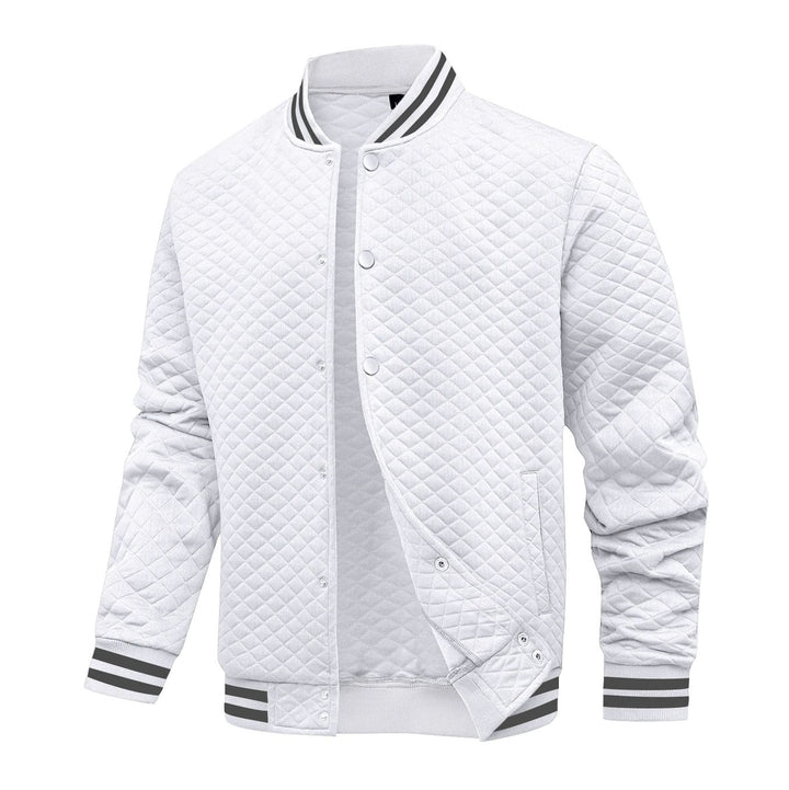 Virello Waffle Knit Bomber Jacket