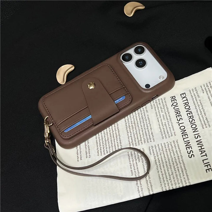 Bellamy Leather Card MagStrap Case