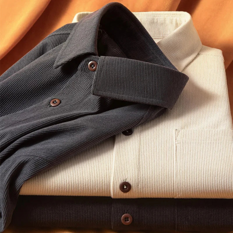 Castellan Corduroy Knit Shirt