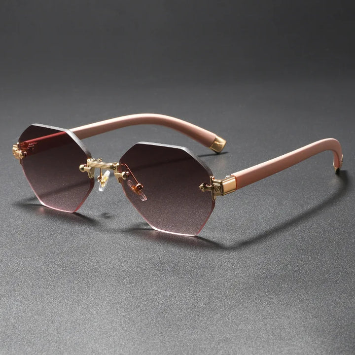 Noctra Polygon Rimless Shades