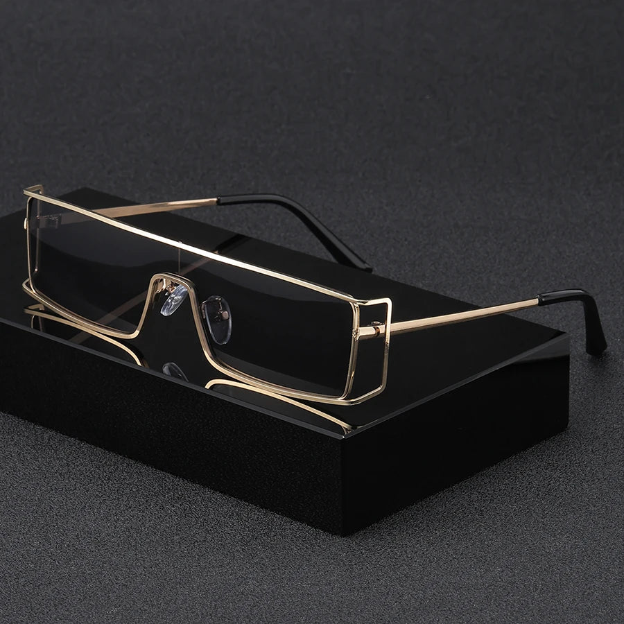 Aeroline Rimless Mirror Sunglasses