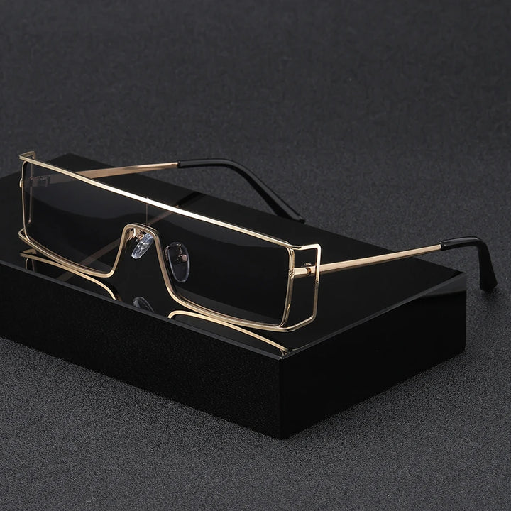 Aeroline Rimless Mirror Sunglasses