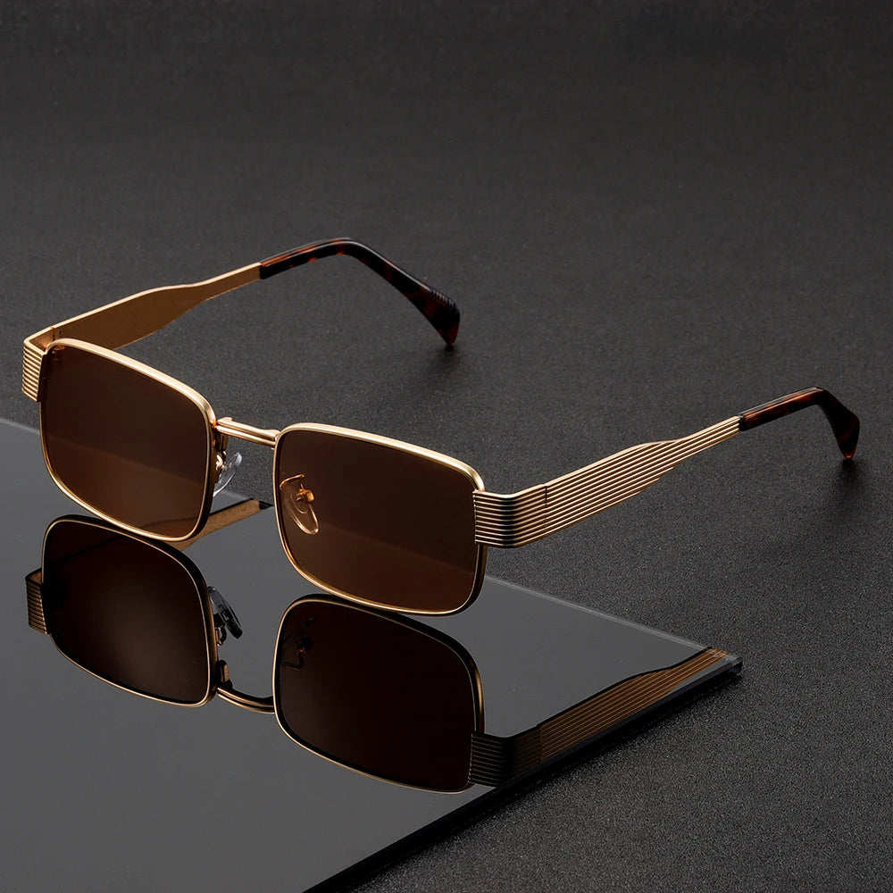 Galliano alloy sunglasses with lightweight metal frame
