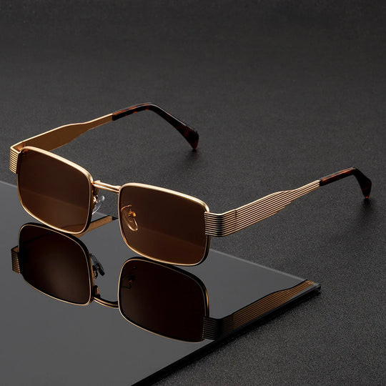 Galliano alloy sunglasses with lightweight metal frame