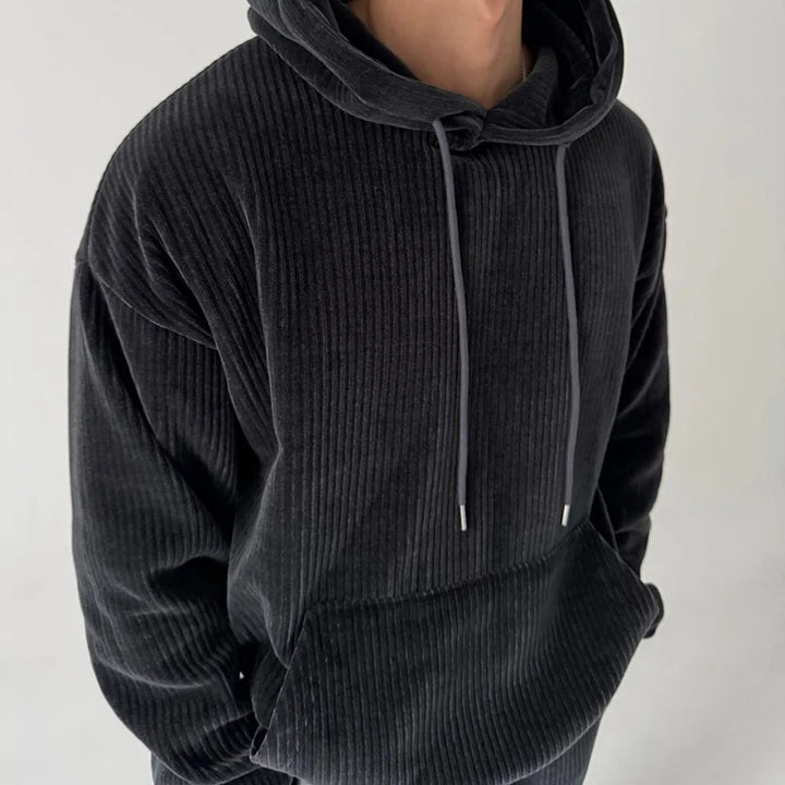 Valen Ridge Ribbed Hoodie