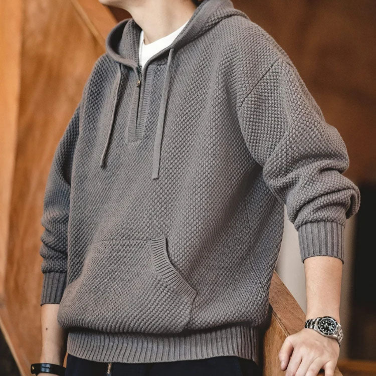 Shadow Knit Zip Hoodie
