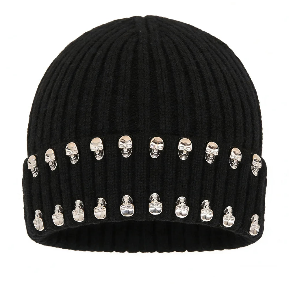 Vexford Skull Stud Beanie