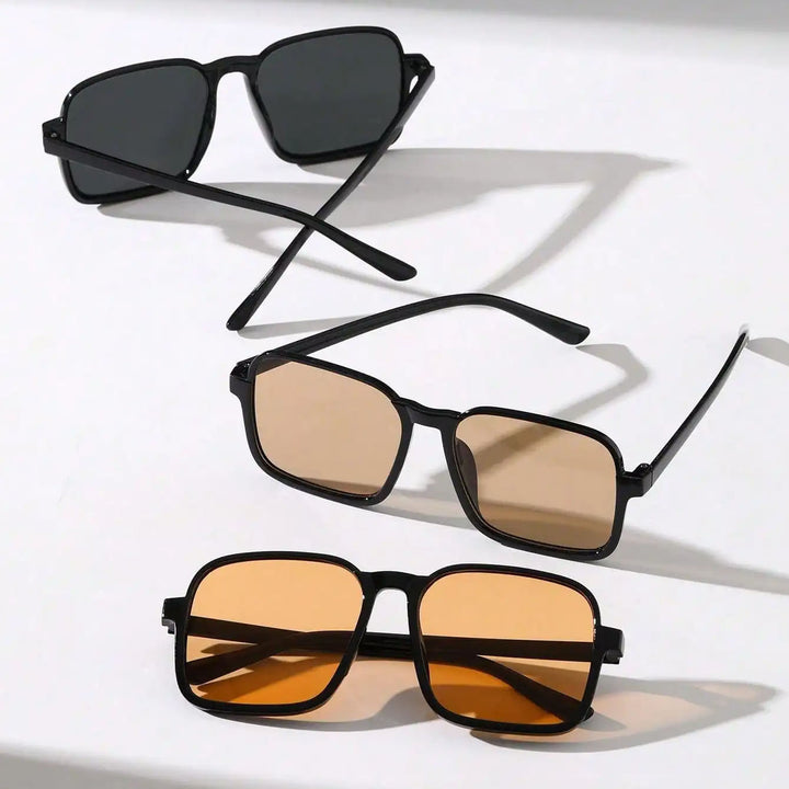 Axel Unisex Square Frame Sunglasses