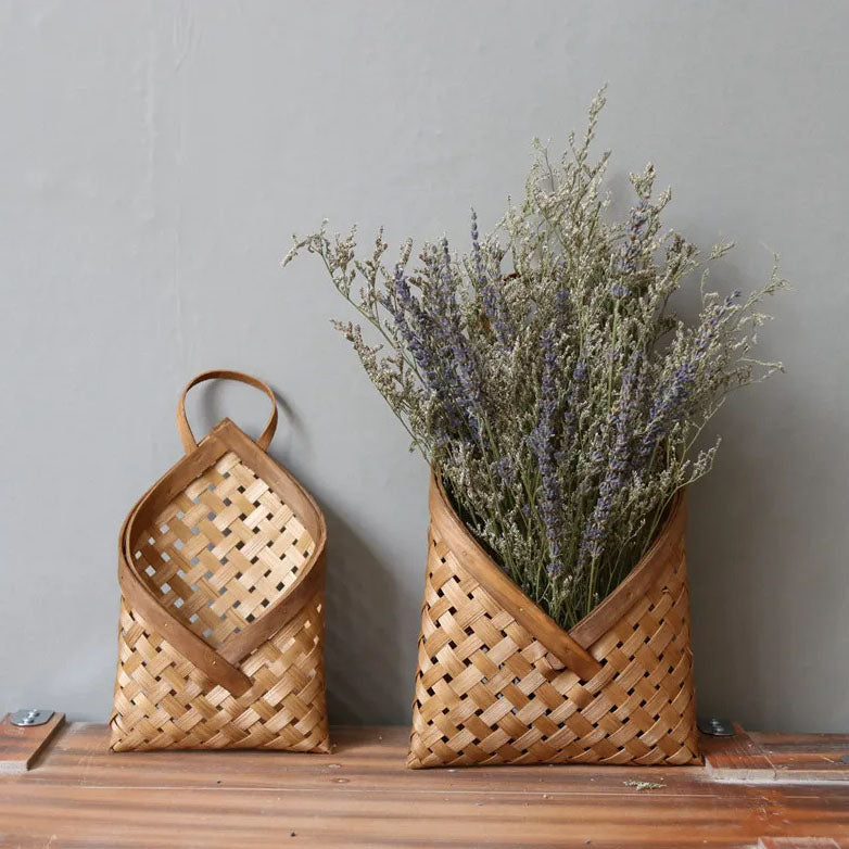 Liora Garden Woven Wall Basket Set
