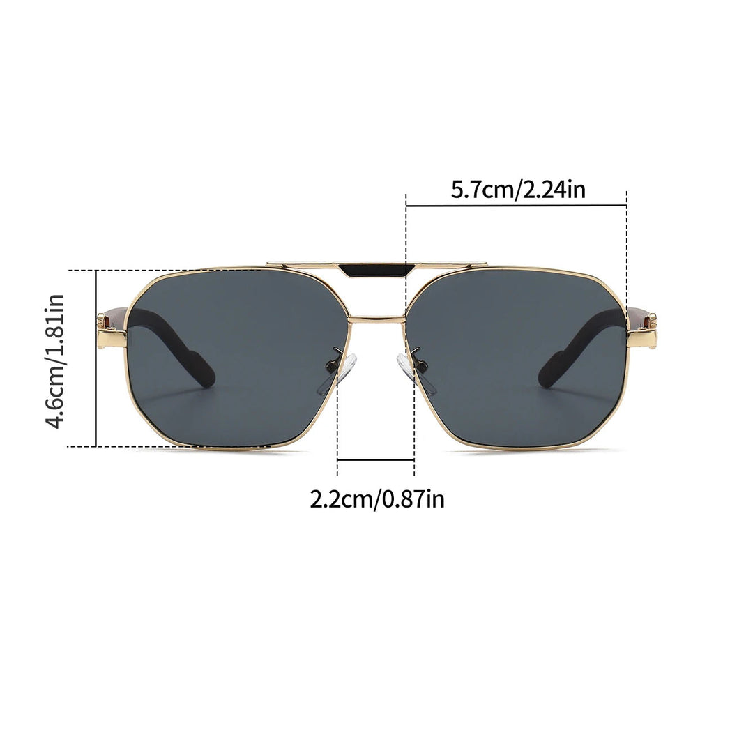 Cortessa Woodline Aviator Shades