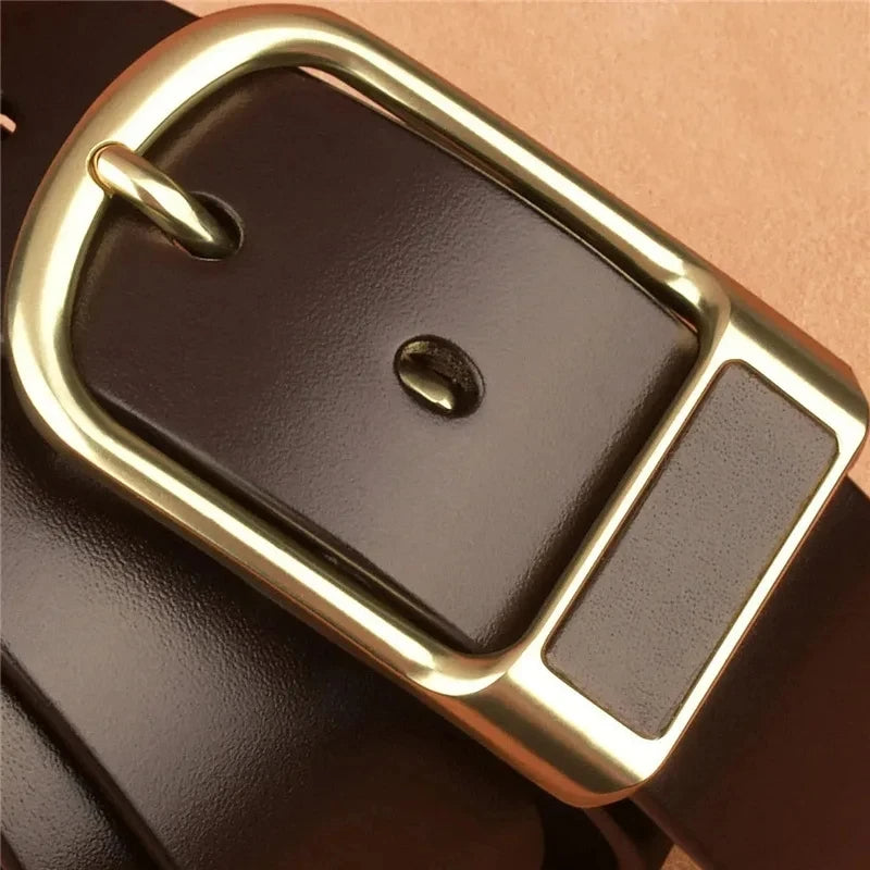 Sterling Cowskin Buckle Belt