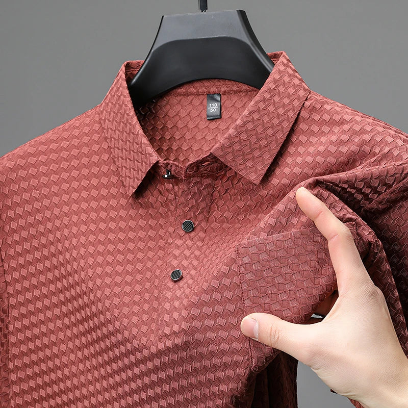 Castello Stretch Flex Texture Polo