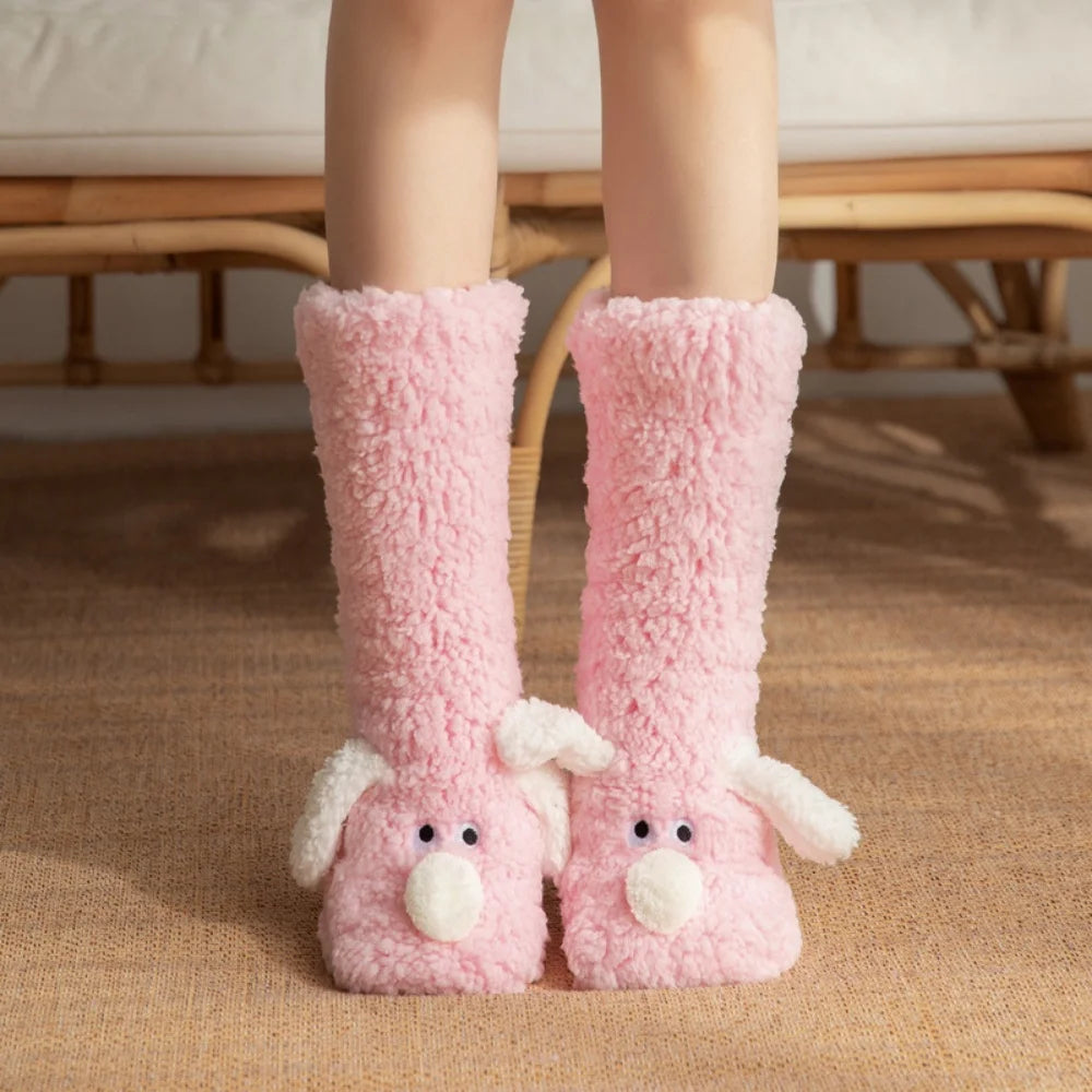 SnugglePup Plush Slipper Socks