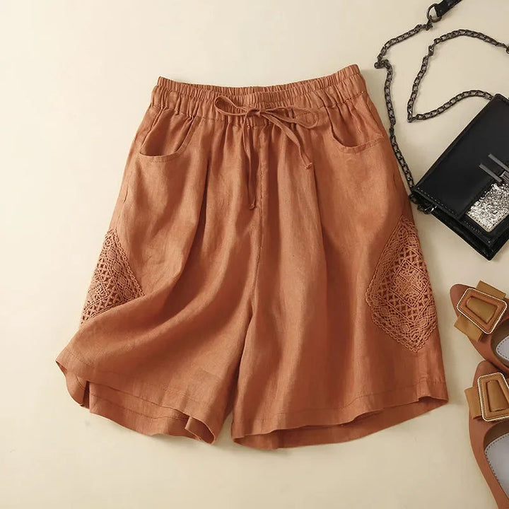 Celeste Elastic Waist Shorts