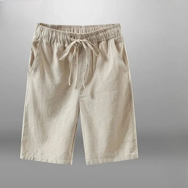 Men's Cotton Linen Casual Shorts | Lightweight Breathable Comfort Fit