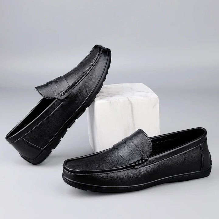Riverton Leather Penny Loafers