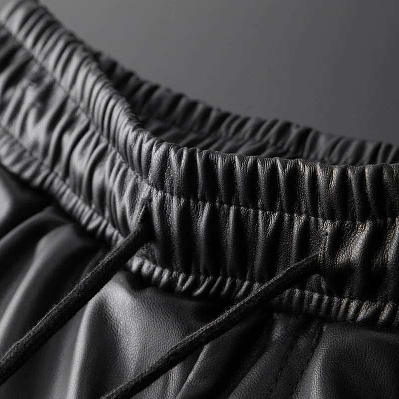 Veyron Street Leather Joggers