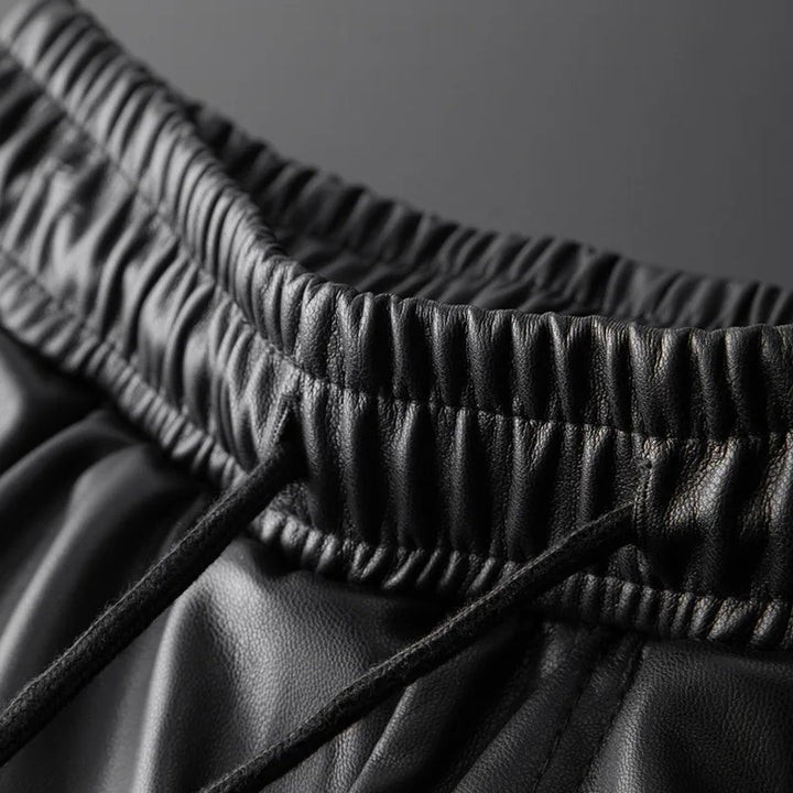 Veyron Street Leather Joggers