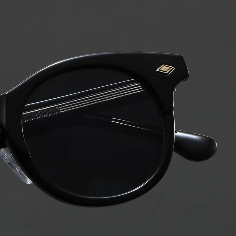 Torque Acetate Round Sunglasses