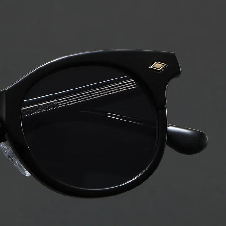 Torque Acetate Round Sunglasses