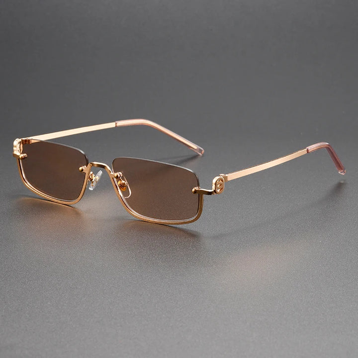 Aurelio Edge Semi-Rim Sunglasses
