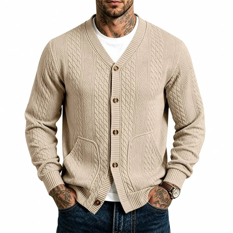 Bellmont V-Neck Knit Cardigan