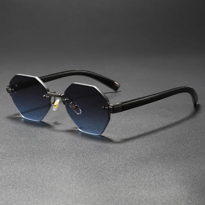 Noctra Polygon Rimless Shades