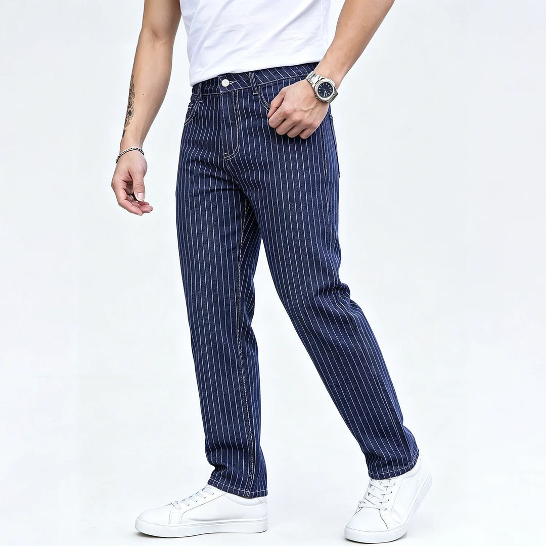 Strathmore Pinstripe Denim Jeans