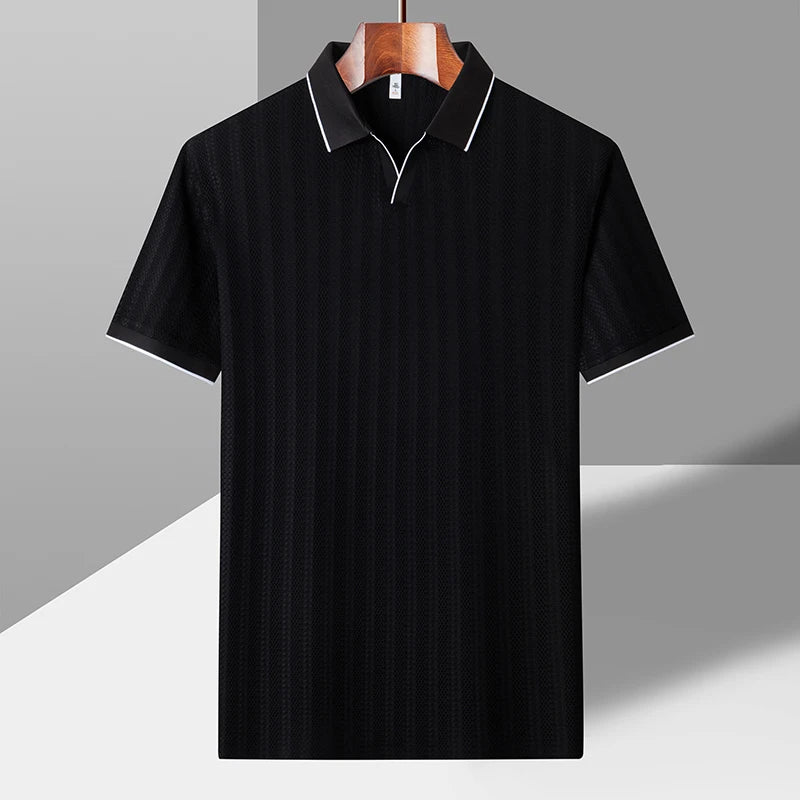 Giulio Woven Collar Polo