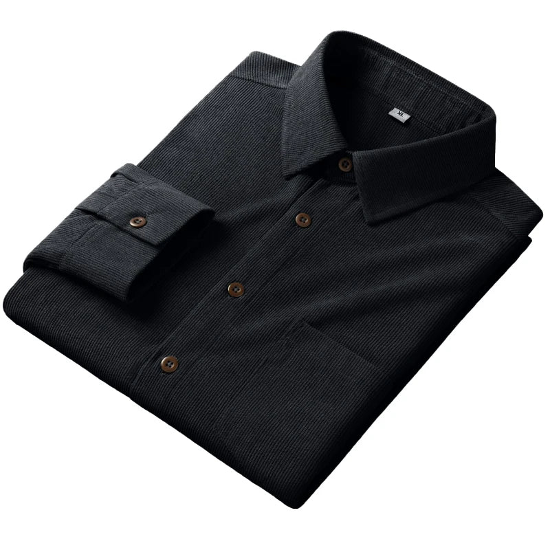 Castellan Corduroy Knit Shirt