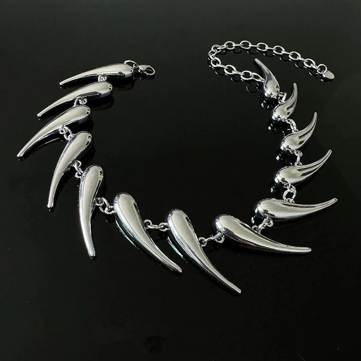 Vanta Steel Spike Necklace