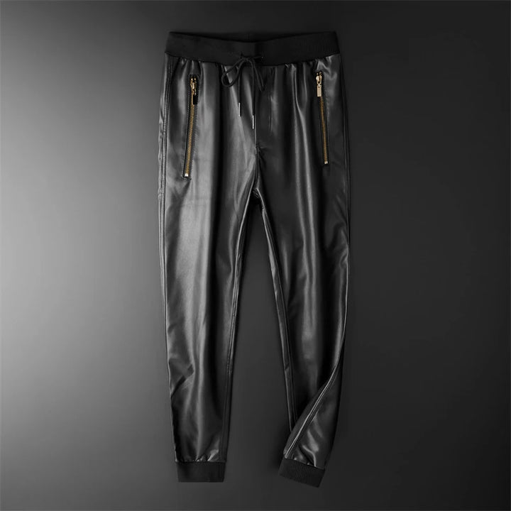 Veyron Street Leather Joggers