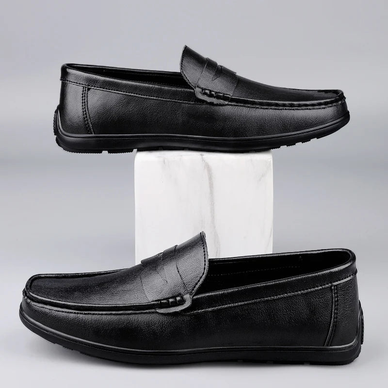 Riverton Leather Penny Loafers