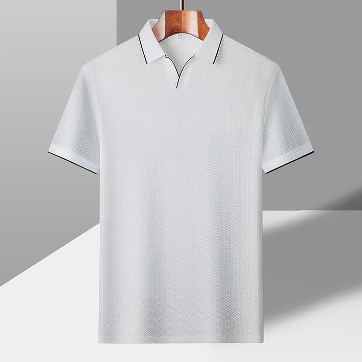 Giulio Woven Collar Polo