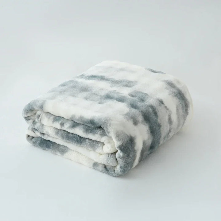 Veluna Tie-Dye Fur Blanket