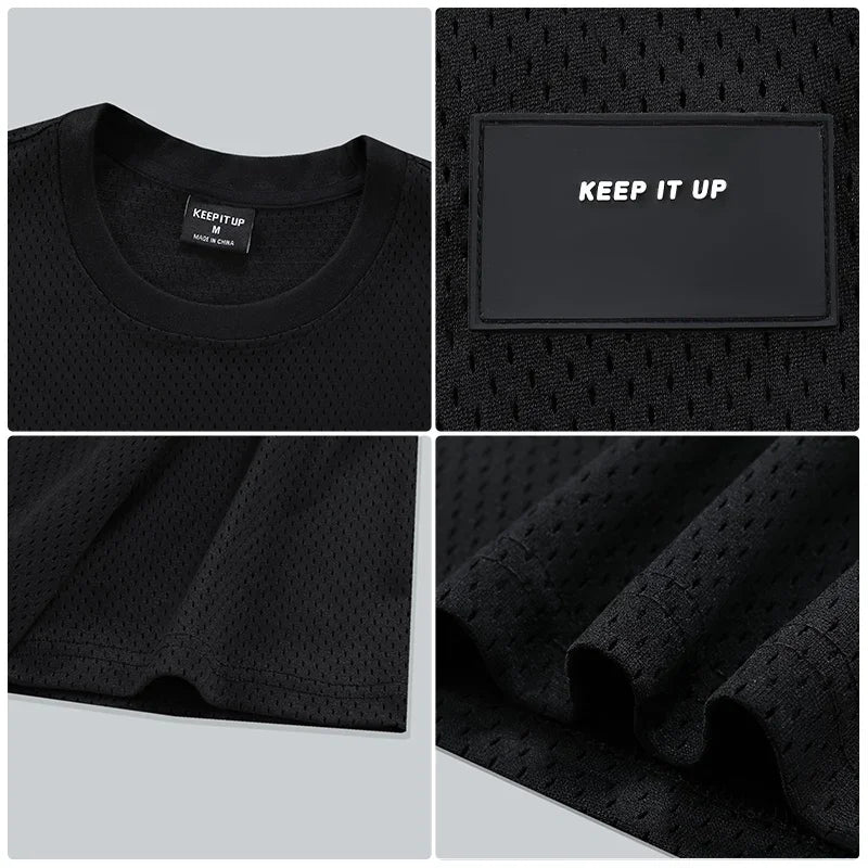 Gridline Mesh Training Tee