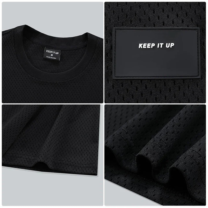 Gridline Mesh Training Tee