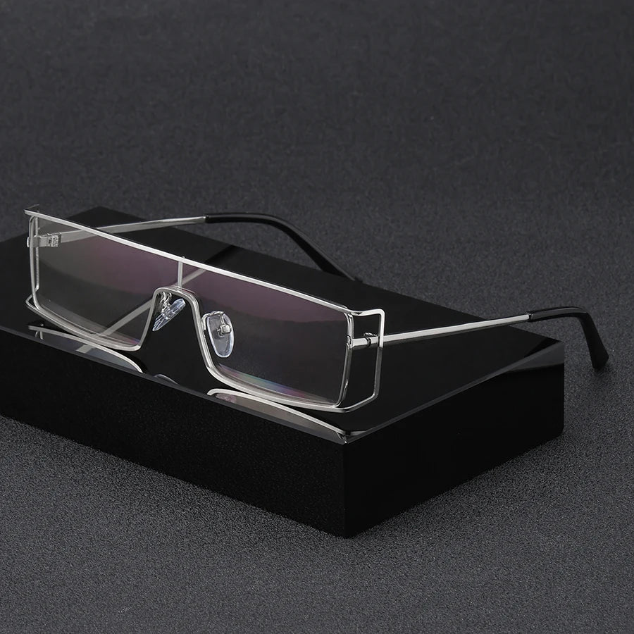 Aeroline Rimless Mirror Sunglasses
