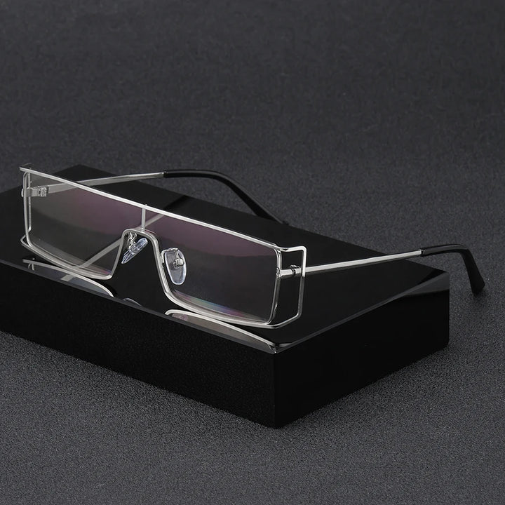 Aeroline Rimless Mirror Sunglasses