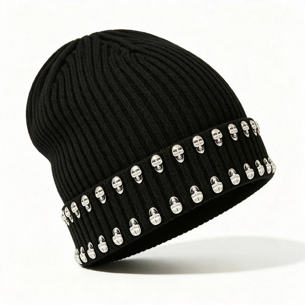 Vexford Skull Stud Beanie