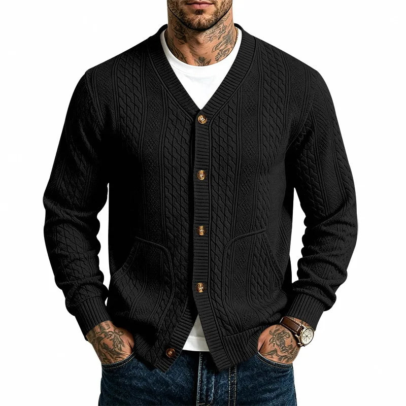 Bellmont V-Neck Knit Cardigan