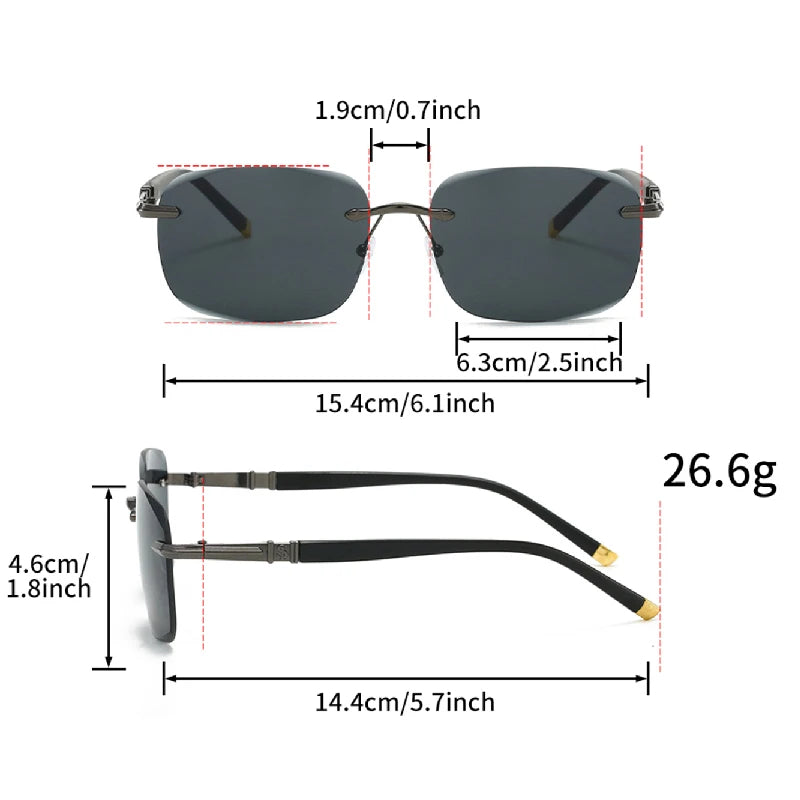 Marlow Rimless Sunglasses