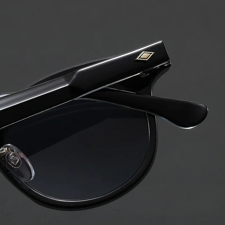 Torque Acetate Round Sunglasses