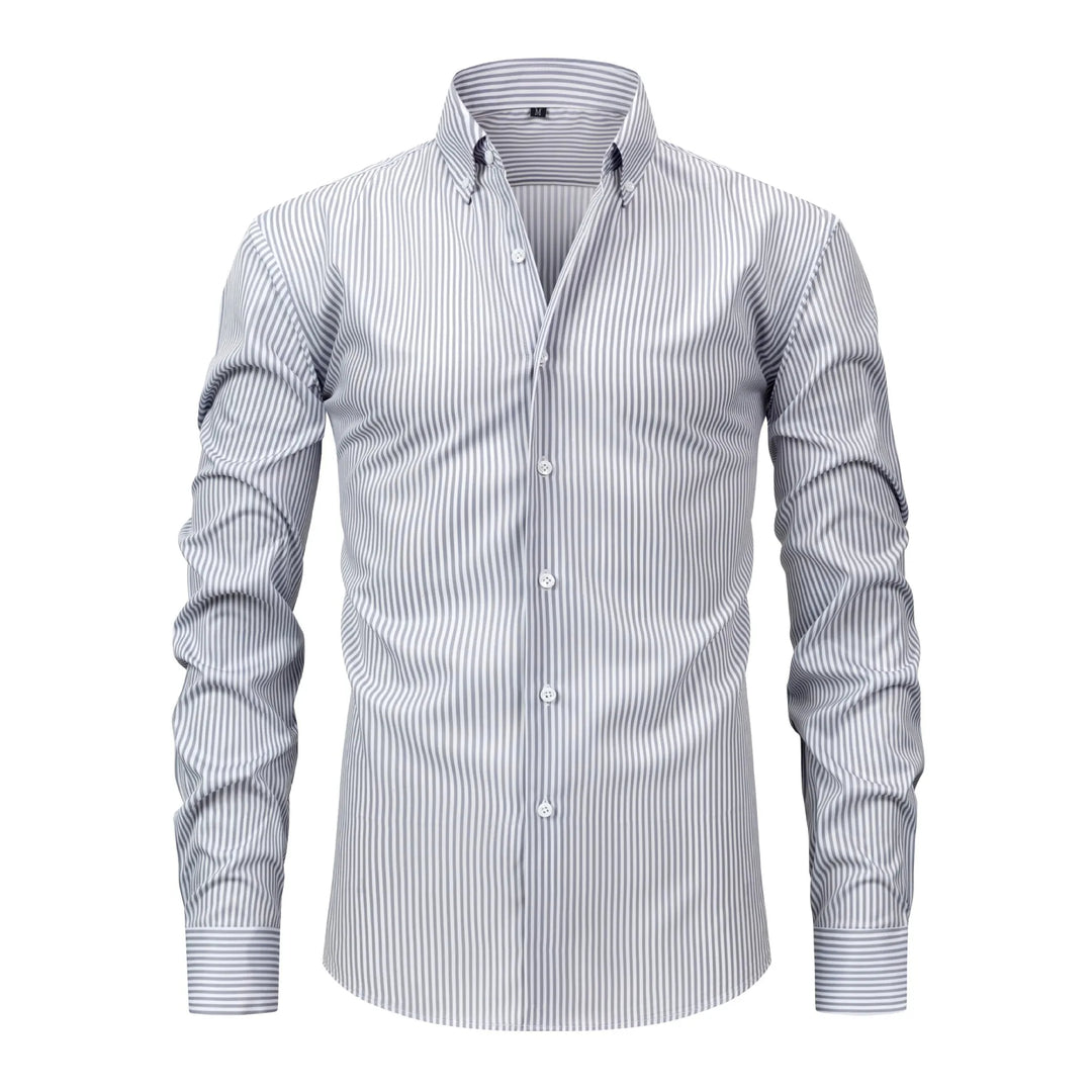 Aurelio Striped Stretch Shirt