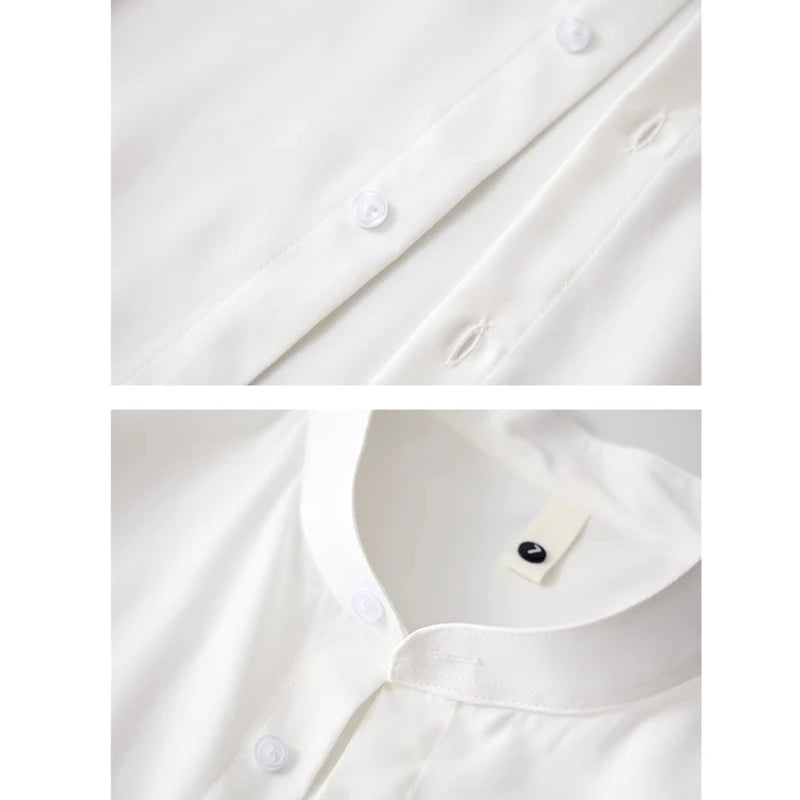 Westbridge Stand Collar Shirt