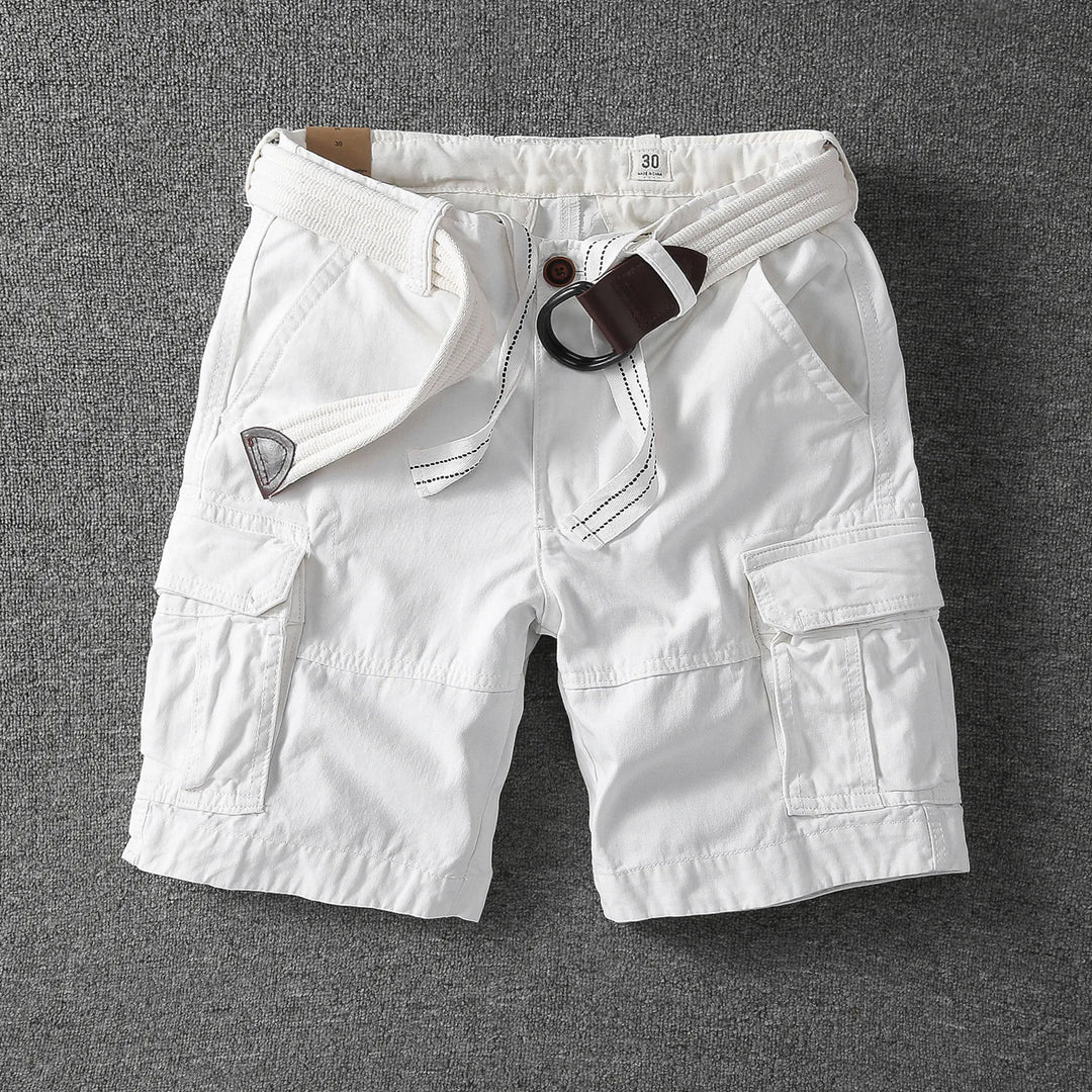 Ravello Cotton Cargo Shorts
