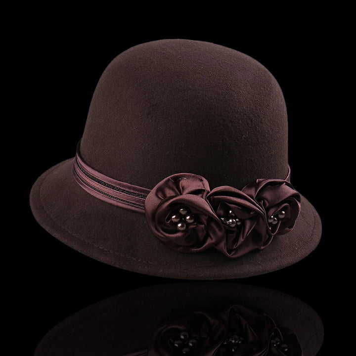 Evelyn Rose Wool Cloche